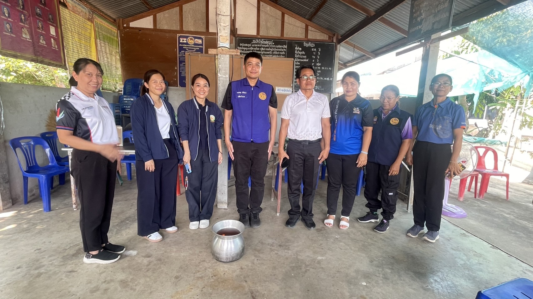 กิจกรรมทอดผ้าป่าร่วมพลังรักศัทรธาตำบลหายโศก บ้านดอนม.6 และบ้านโนสมบรูณ์ ม.4