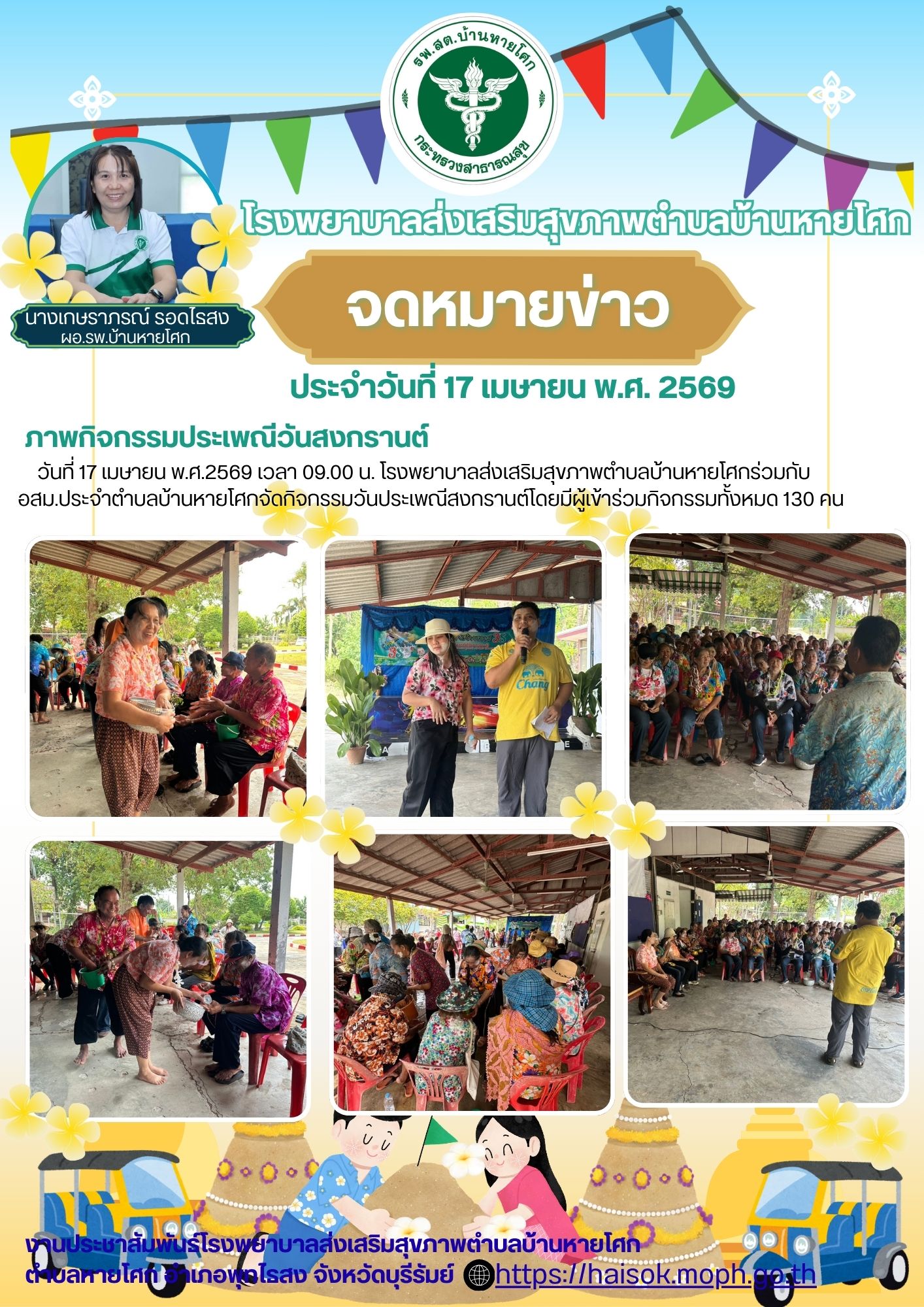 กิจกรรมประเพณีวันสงกรานต์