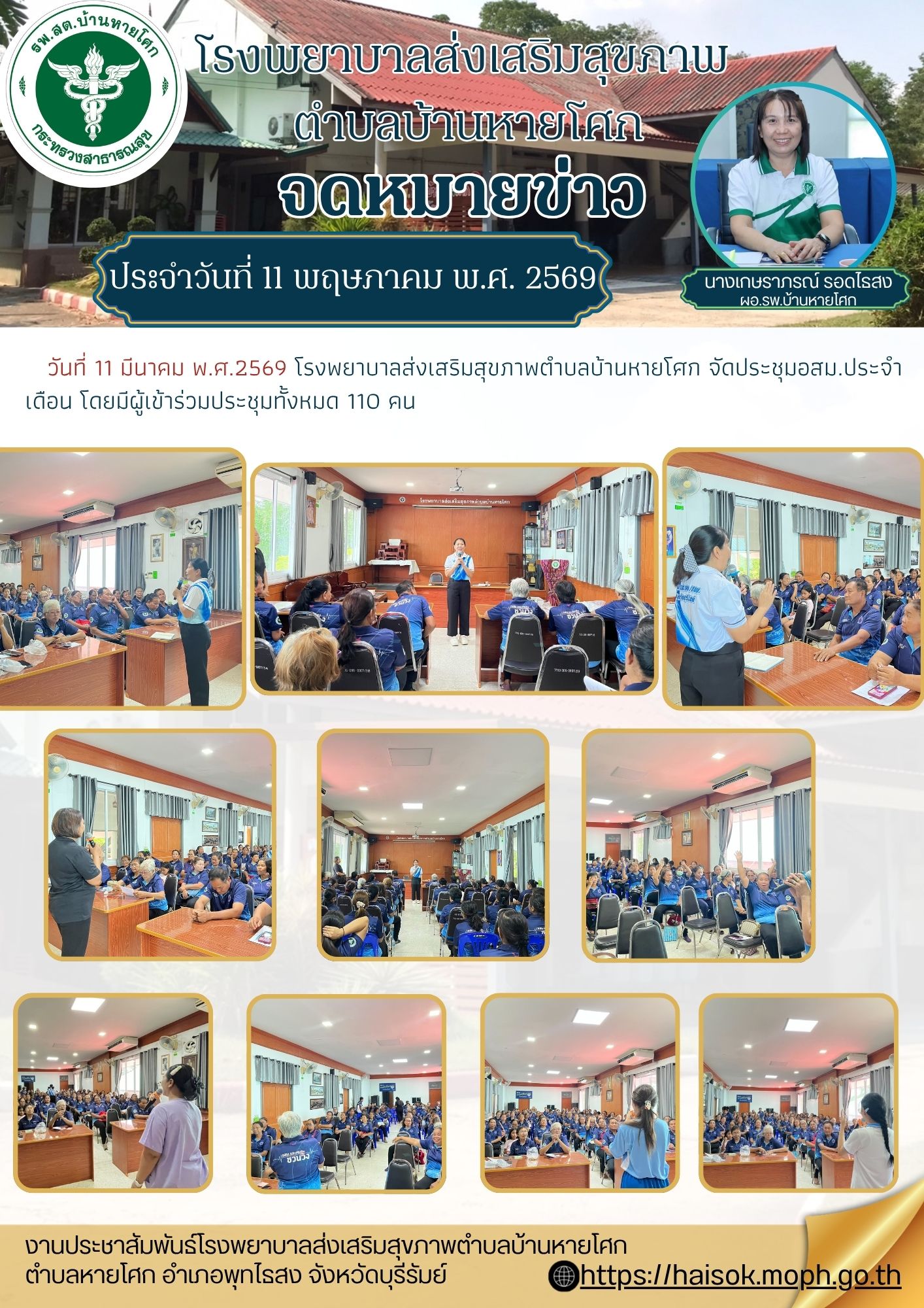 ประชุมอสม.ประจำเดือน 